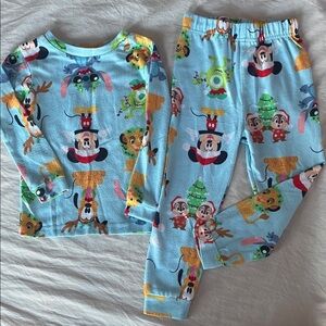 Disney holiday Kids Pajama Set- 2/3